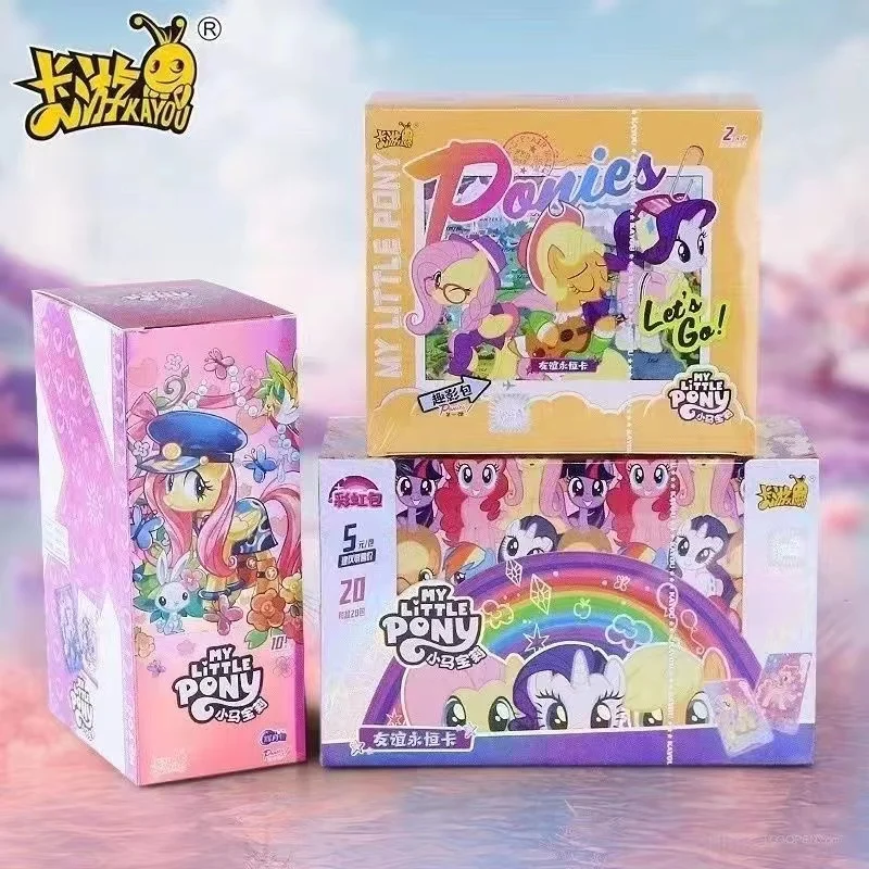 KAYOU Polly Pony Collection Cards New Anime Rare Album Collector\'s Edition Card Friendship Lasts Forever Sweetheart party Toys