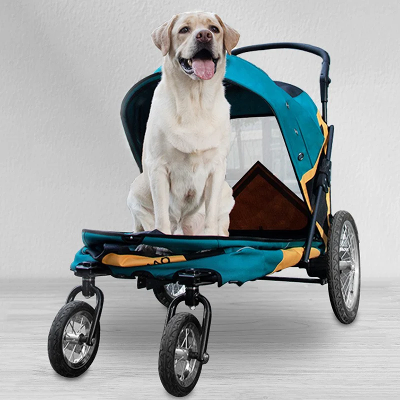 

Large Dog Carrying Cart Dual-purpose Cart Large Dog Outdoor Interactive Cart Multi Functional Travel Safety Carrying Equipment