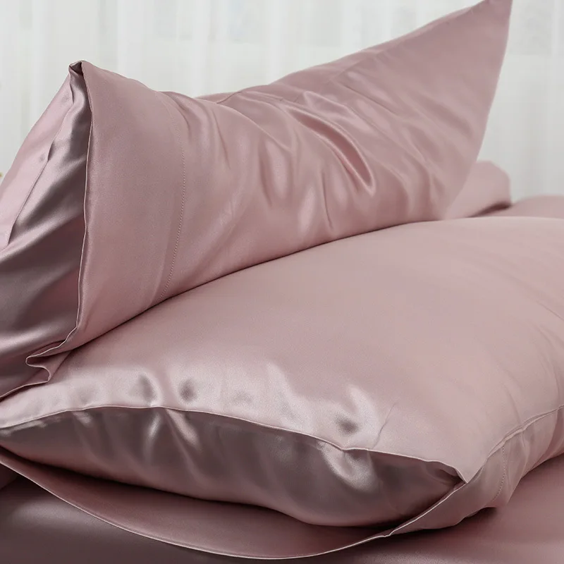 Pillowcase 100% Silk  Pillow Cover Silky Satin Hair Beauty Pillow case Comfortable Pillow Case Home Decor wholesale