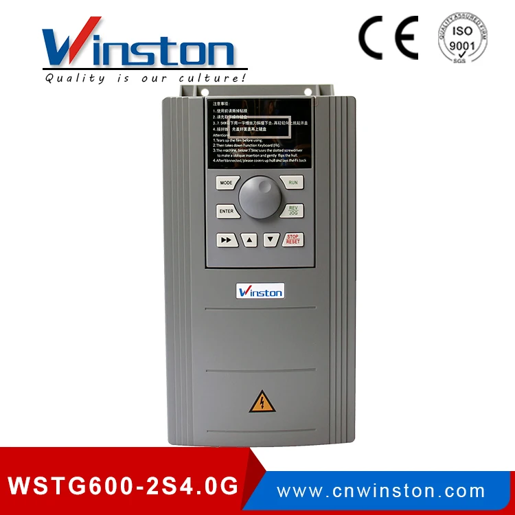 Winston variable de haute qualité 60 à 50 hz puissance convertisseur de fréquence pilote 60hz 50 hz WSTG600-2S0.4GB