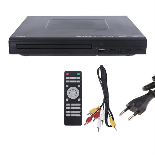 A97I-2200W 1080P reproductor multimedia de DVD de escritorio para región de TV salida AV USB reproductor de disco de alta calidad para durabilidad enchufe de la UE