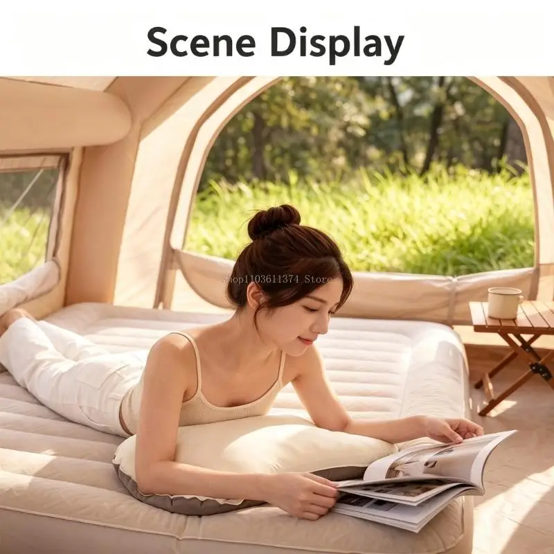  Small Carry Camp Pillow for Car Breaks, Outdoor Rest, Daily Use