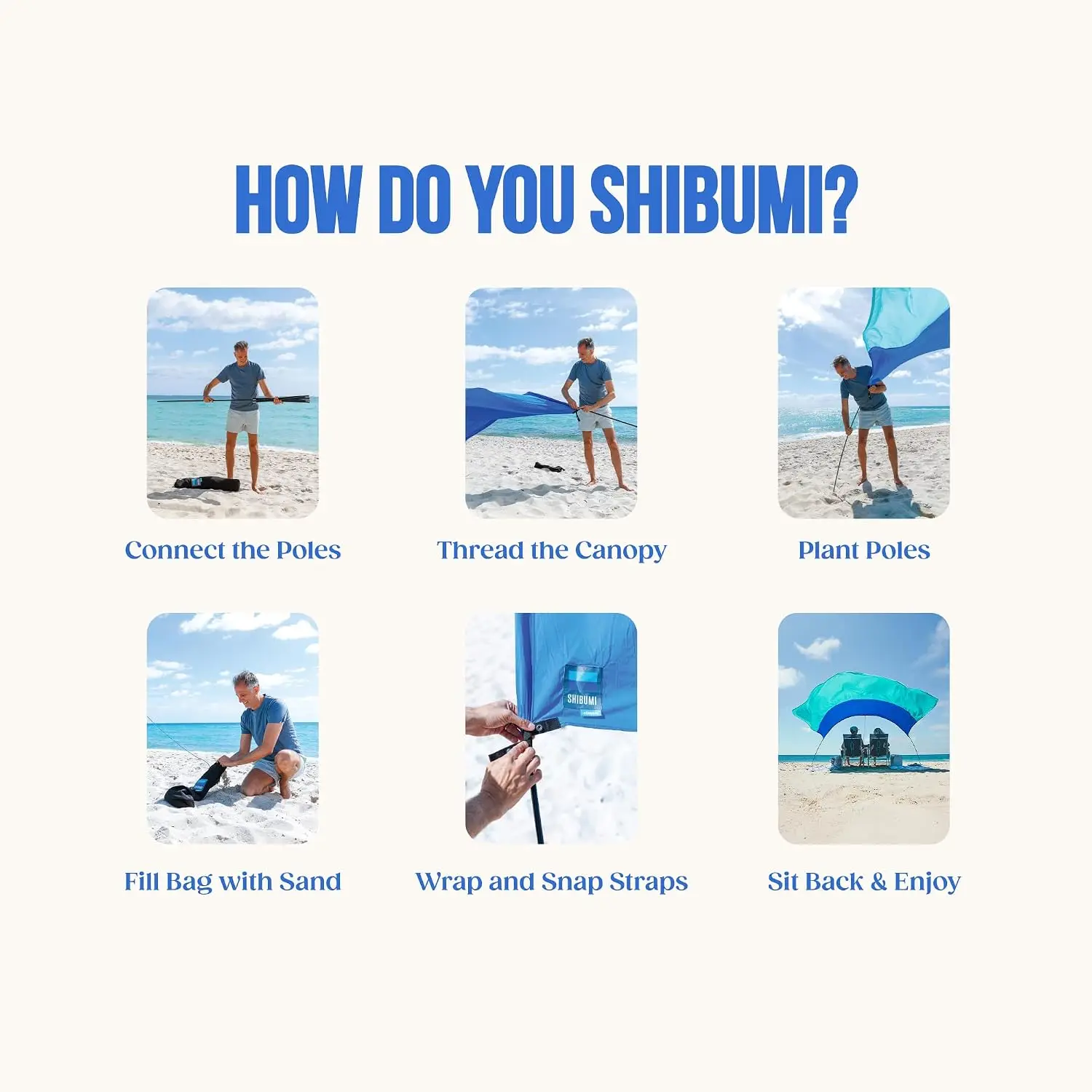 Beach Canopy Wind Powered Portable Sun Shade Shade Canopy Tent 75 Sq Ft Coverage Sets Up In Minutes Beach Tent Wind Assist Included Small Portable Sunshade For Family Travel Outdoor Outings Navy Blue