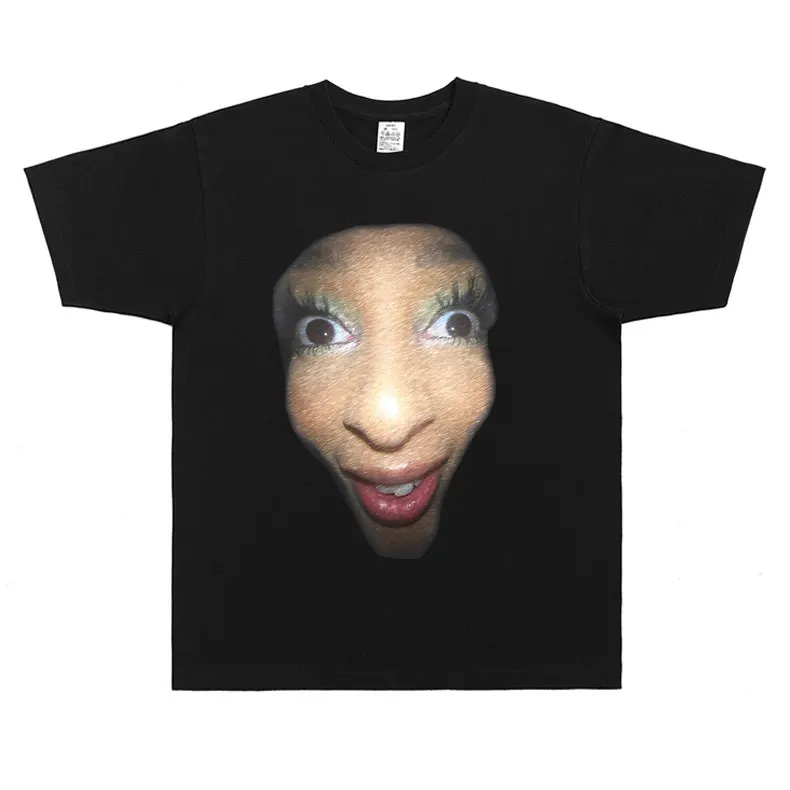 

Funny Doja Cat Face Meme T Shirts Men Women Hip Hop Oversized Tshirt Men's Novelty T-shirts Unisex 100% Cotton Short Sleeve Tees