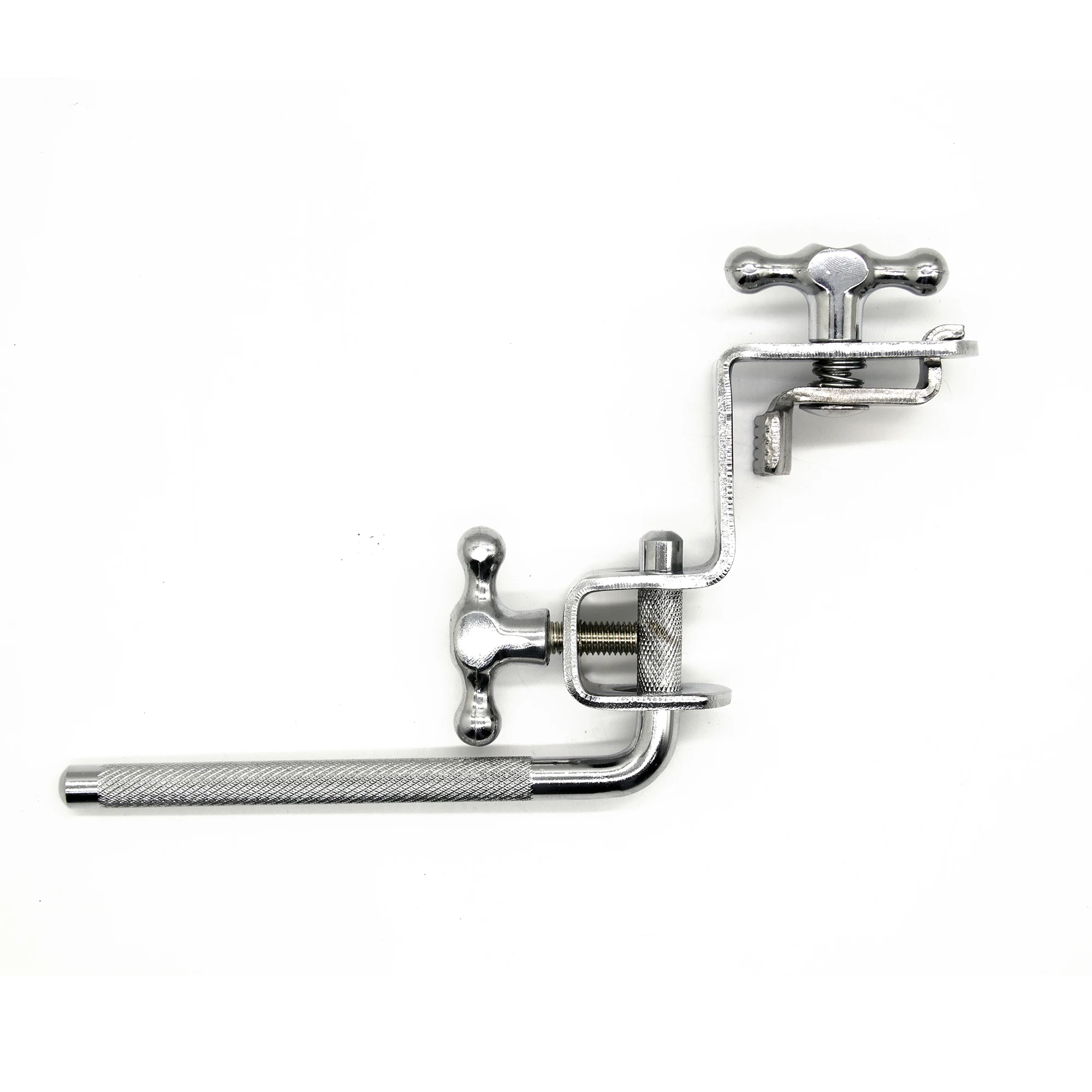 

Silver High Quality Bass Drum Cowbell Mount Clamp Alloy Material Custom Logo Option For Drum Set DGNLJ Model