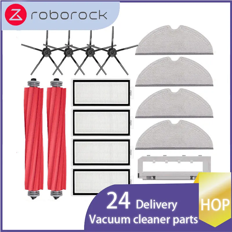 

Roborock Q7 / Q7+ / Q7 Max+ Robot Vacuum Roller Brush, Hepa Filter, Side Brush, Mop Cloth