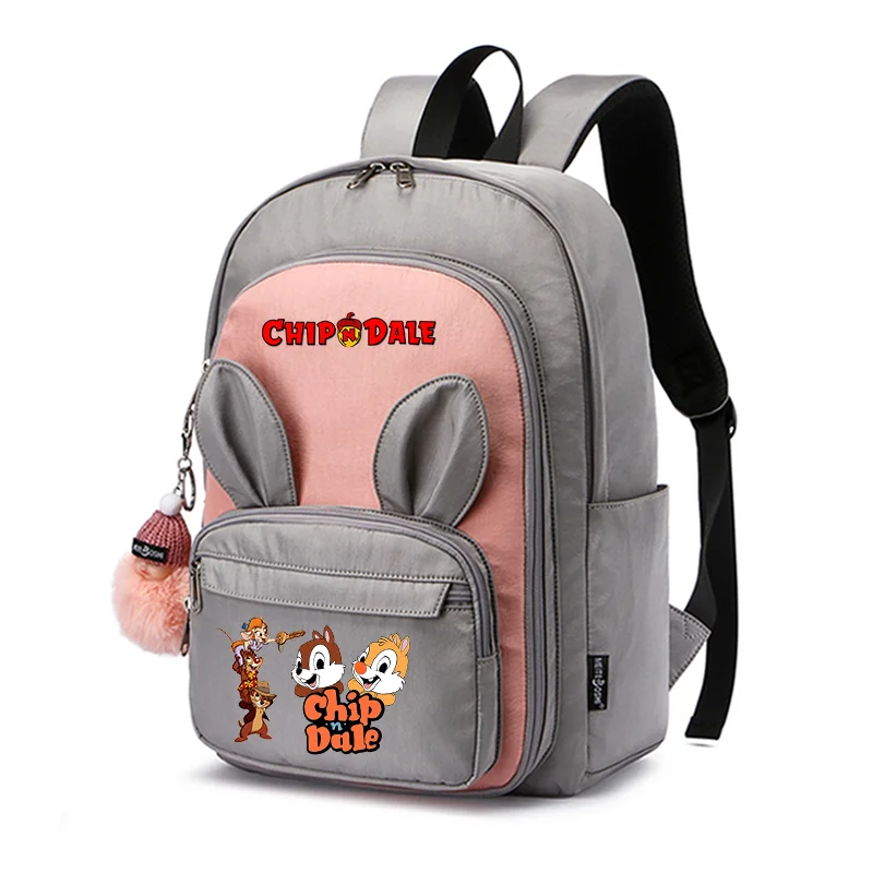 

Chip n Dale Kids Backpack Primary Schoolbag For Girls Boys Waterproof Backpacks Children Orthopedics Rabbit Ears School Bags