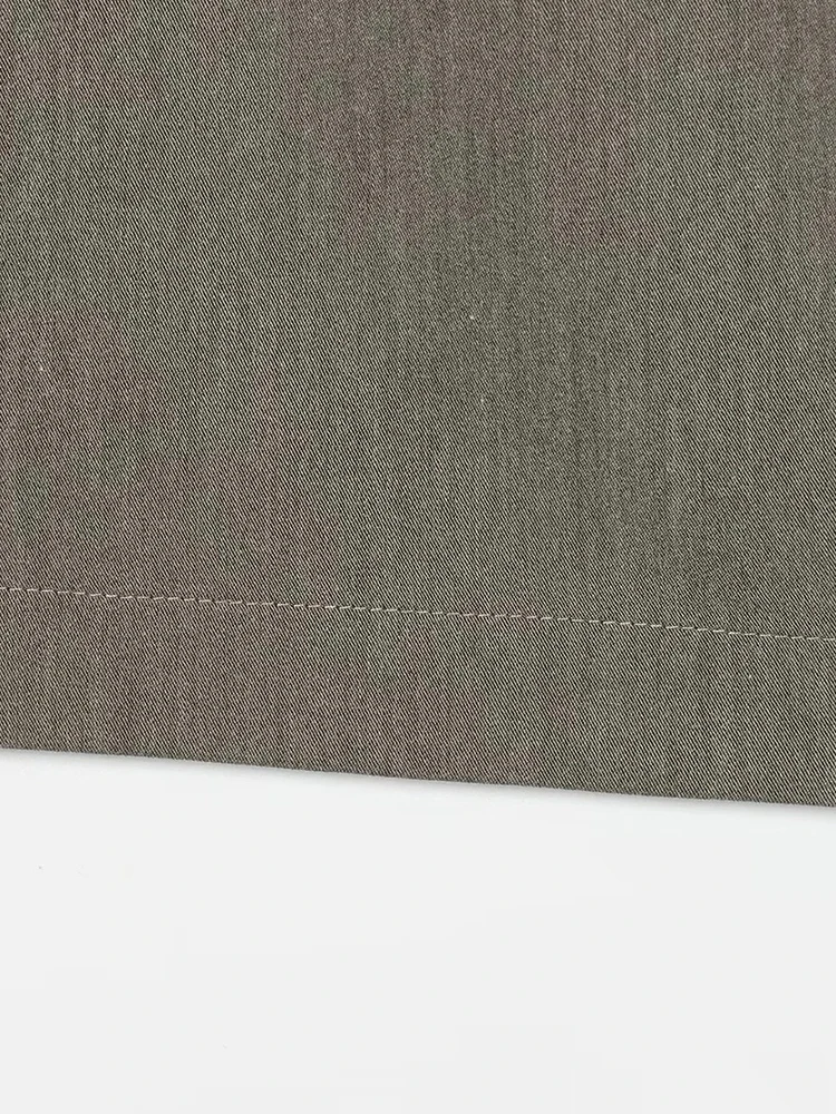 กางเกงขายาวลำลองทรงขากว้างสำหรับผู้หญิง ประดับจีบตกแต่ง พร้อมเข็มขัดคุณภาพดี เนื้อผ้านุ่มสบาย