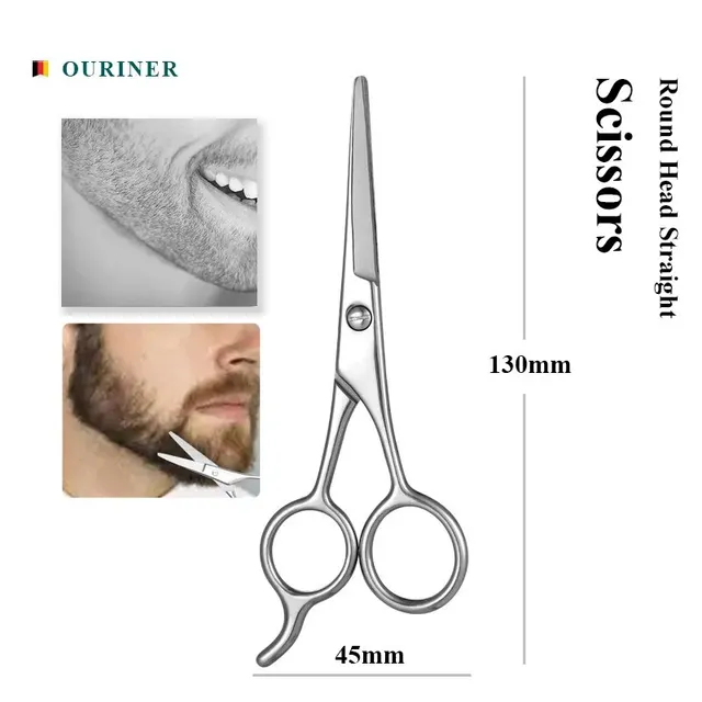 130MM ze stali nierdzewnej brwi rzęsy nos nożyczki do włosów Remover narzędzie do makijażu nożyczki Manicure skórki usuń Cutter trymer