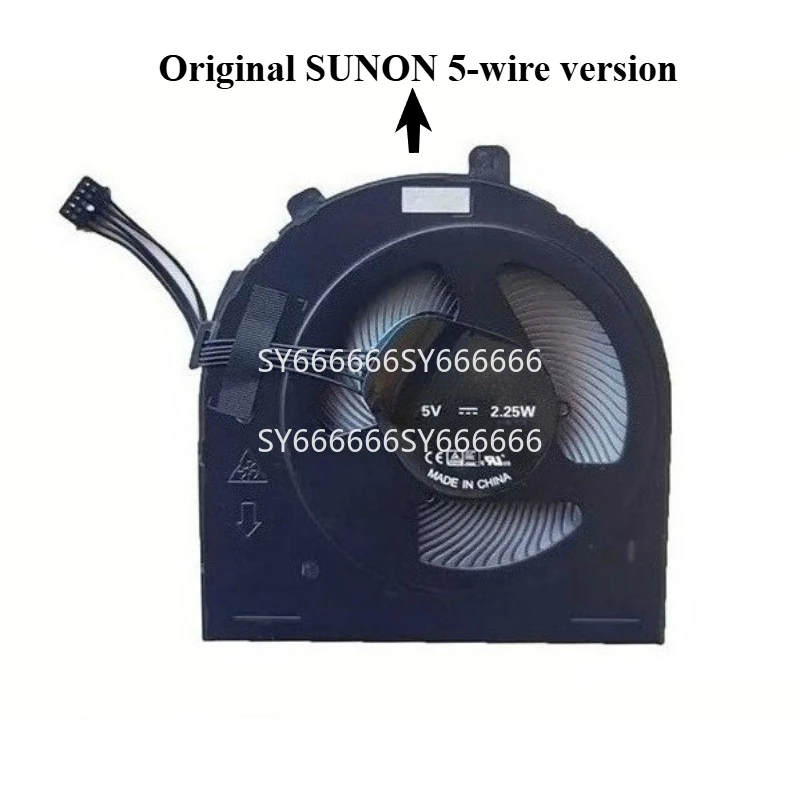 100% Original 5 Wires Laptop Cooling Fan For Lenovo E480 E580 E485 E585 E490 E495 E590 E595 Notebook With Repair Tool Kit