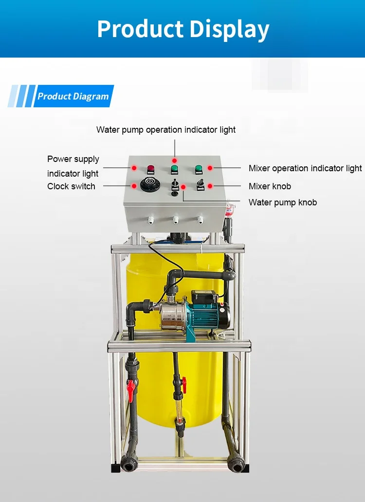 Máquina de agua y fertilizantes de un solo canal para riego agrícola