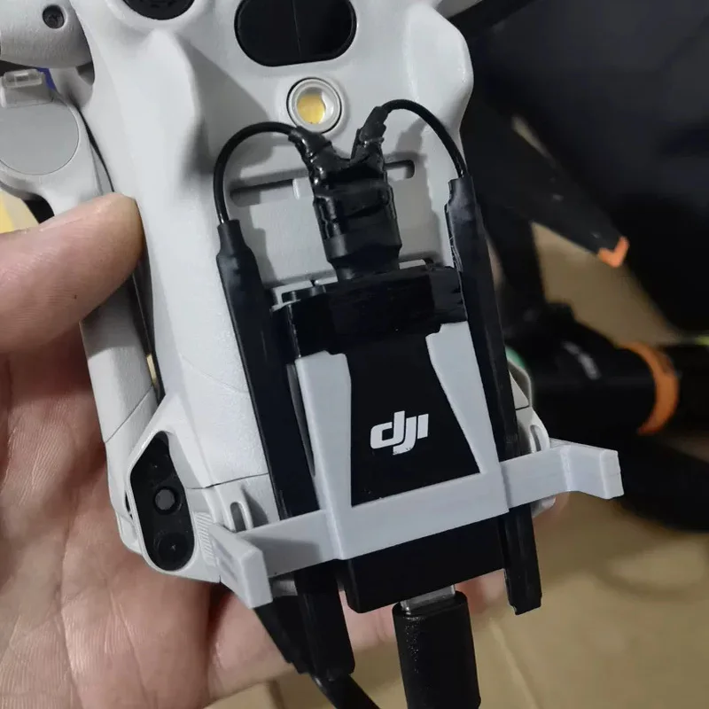 Staffa di supporti per antenna per cavo dati con clip fissa per modulo cellulare 4G di seconda generazione per accessori drone DJI Mini 4pro