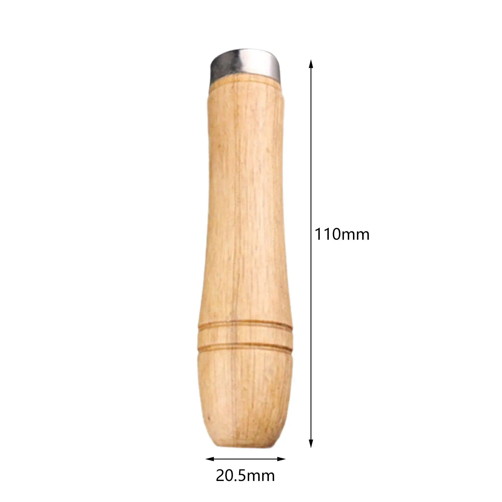 10x Wooden File Handle Polishing Hardwood Screwdriver Handles Garage Maintenance Accessories Carpentry Woodworking Wood Rasp