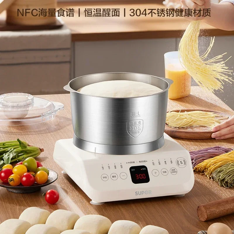 Household small dough mixer fully automatic integrated dough kneading, mixing and fermentation chef machine