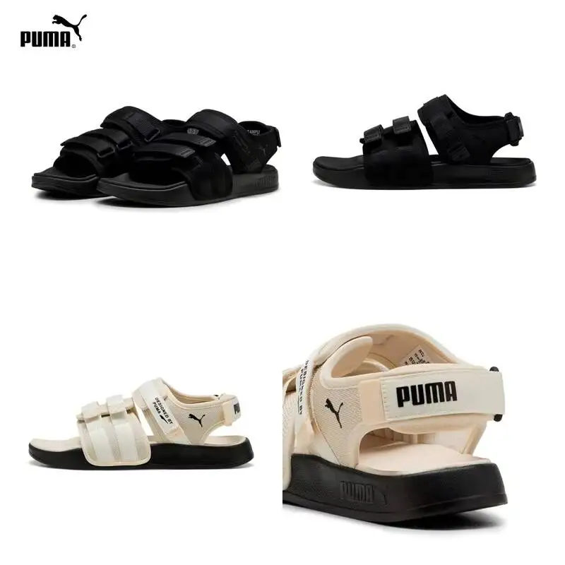 2026 New PUMA Unisex Summer Casual Sandals 389079-09/10 Multiple Colors Adjustable Comfort Sandals