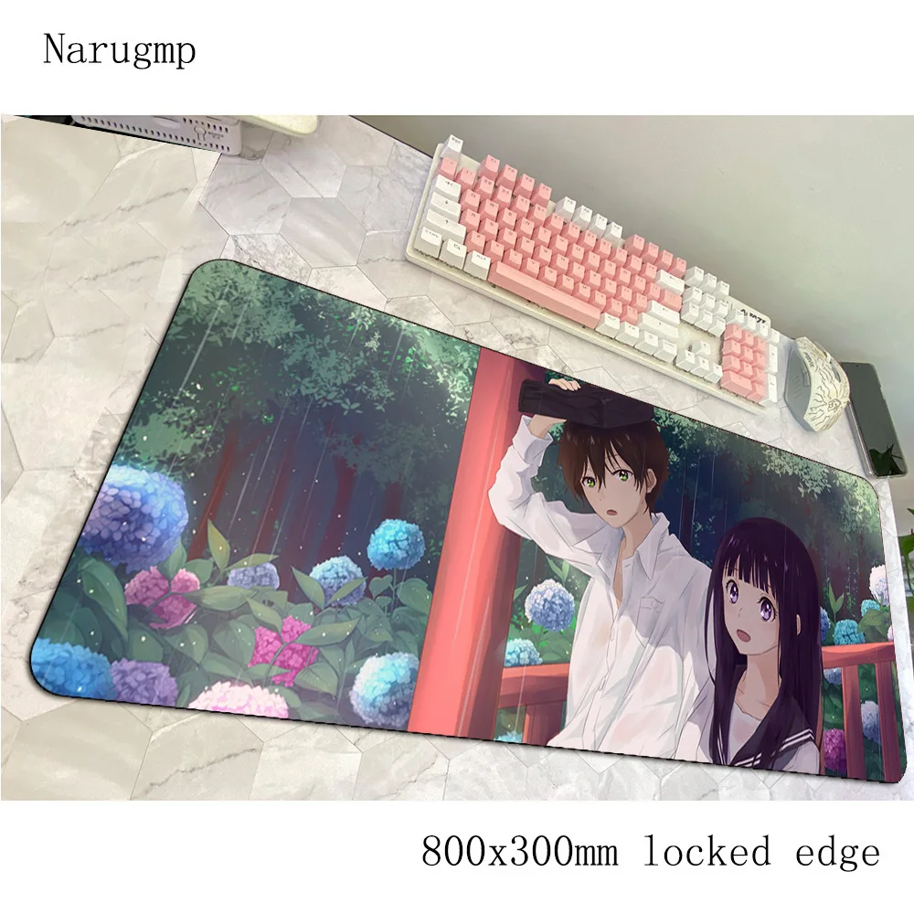 Коврик для мыши Hyouka, подарочный игровой коврик для мыши, аниме 900x400x4 мм, коврик для ноутбука, настольный коврик, коврик для мыши на Хэллоуин, игровые коврики для ПК, геймер