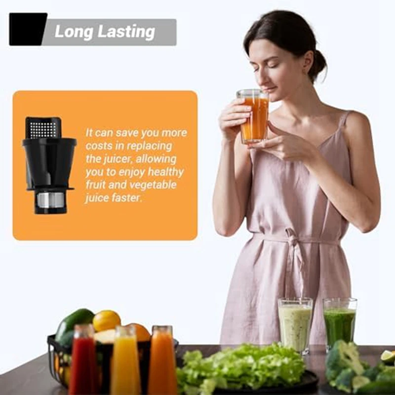 8006 Vertical Masticating Juicer For Omegae 8006, 8005, 8004, 8003 Juicing Screen Juice Screen Drum, Easy Install