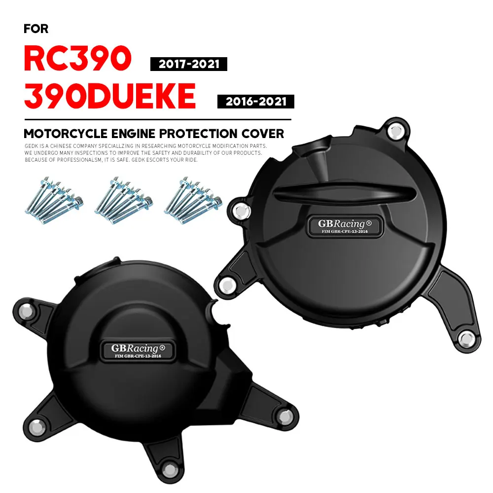 GB Racing Engine Protect Cover For RC390 390DUKE 2016-2024 Motorcycle Alternator Clutch Protection Cover Accessories