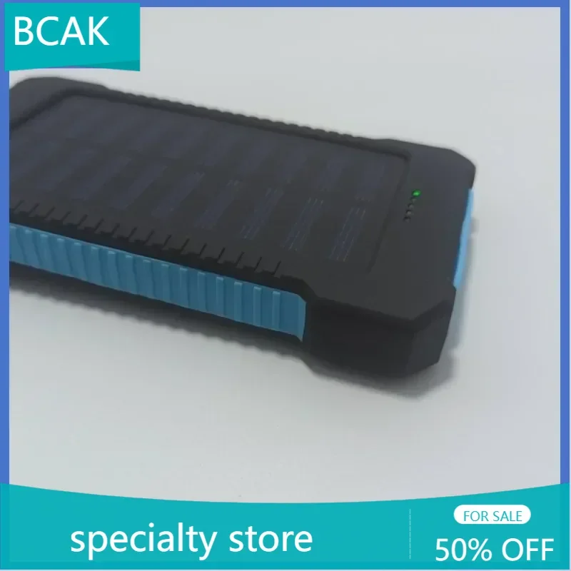 BCAK Specialty Store Powerbank200000mAh Solar Power Bank New Portable  Lanyard Compass External Battery Outdoor Camping Charging