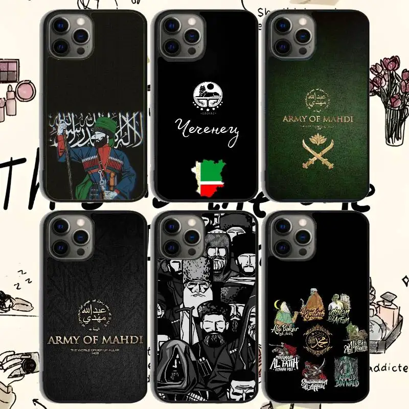 

Chechen National Flag Phone Case 11-16 Series TPU Stylish Frosted Mirror , Non-Slip And Drop-Resistant