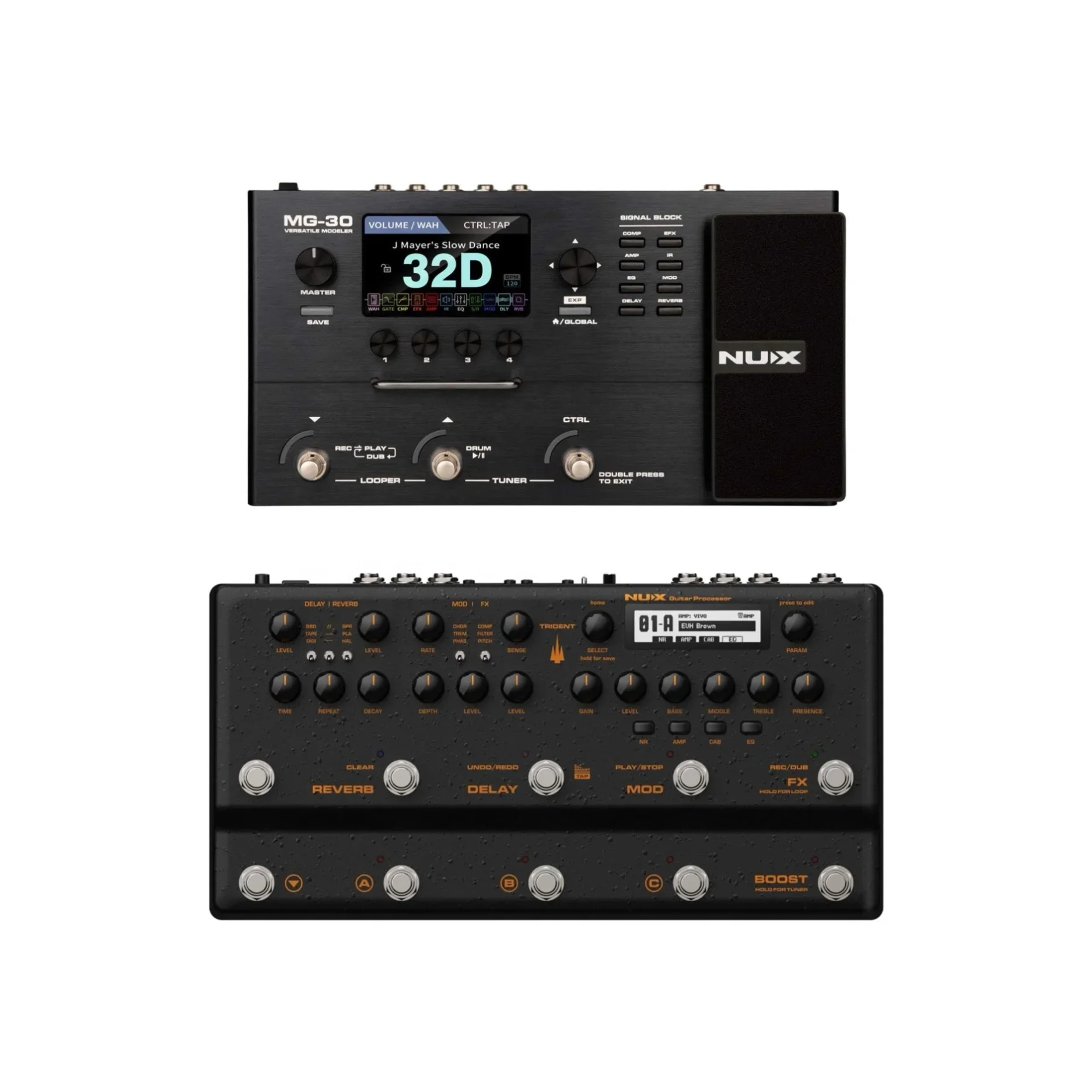 MG30/MG-30/MG 30/Trident Nme 5/V/Nme-5/Nme5 Multi-effect Pedals Guitar Processor Electric Guitar Effects Pedal for Pro Stage