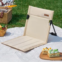 Foldable Camping Chair Outdoor Garden Park Single Lazy Chair Backrest Cushion Picnic Camping Folding Back Chair Beach Chairs