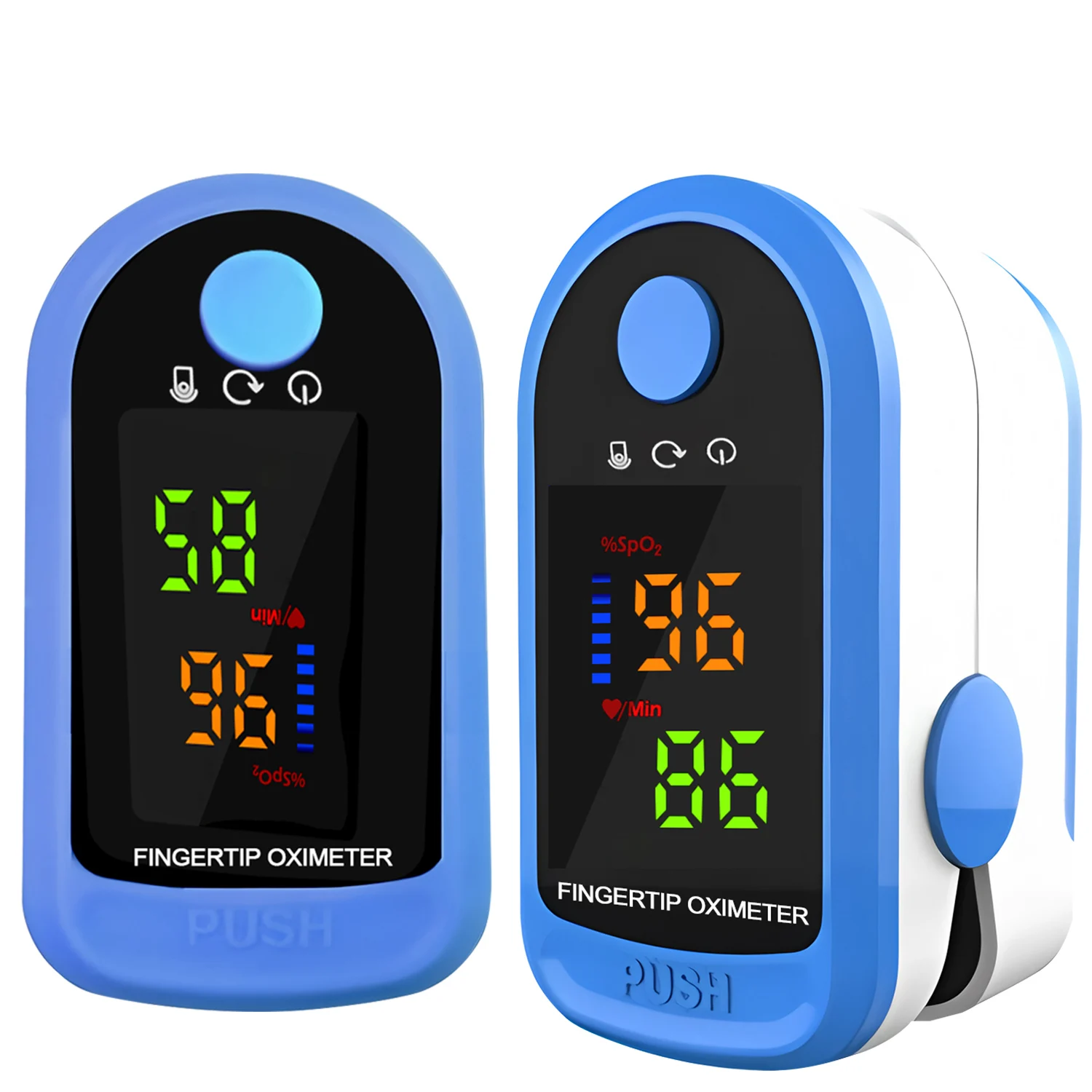 

Пальцевой пульсоксиметр, медицинский портативный измеритель насыщения сердечного ритма, кислорода в крови, оксиметр, OLED, светодиодный дисплей