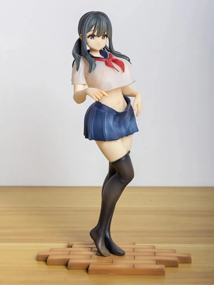 25cm Eighteen Curtain-chan Sexy Anime Girl Figure Curtain-chan illustration by B-Ginga Action Figure Collectible Model Doll Toys