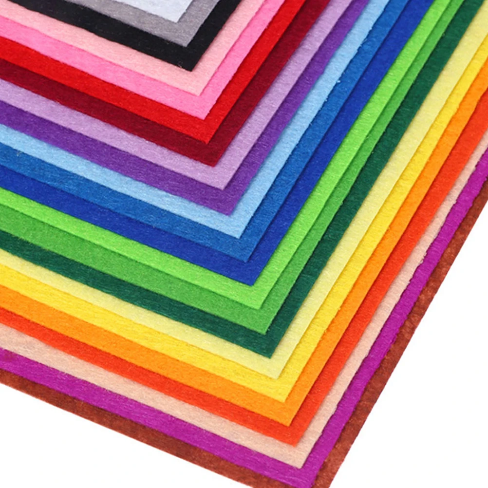 

80pcs Nonwoven Fabric Material DIY Felt Cloth Sheets for Sewing Craft Kit Kids Child Art Projects Decorations Gifts