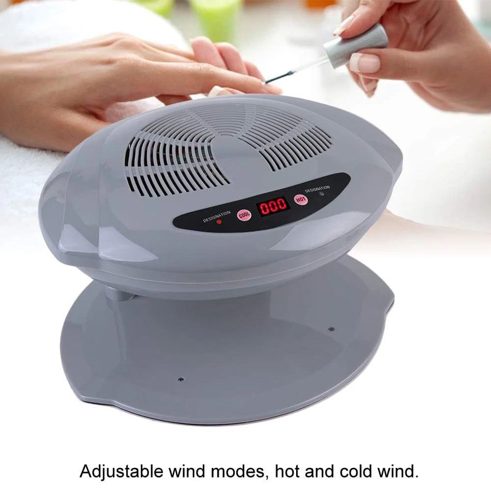 YIKOOLIN Professional Nail Dryer 400W Air Nail Fan Blower Dryer Machine Auto Induction Professional Air Nail Fan Manicure Tool