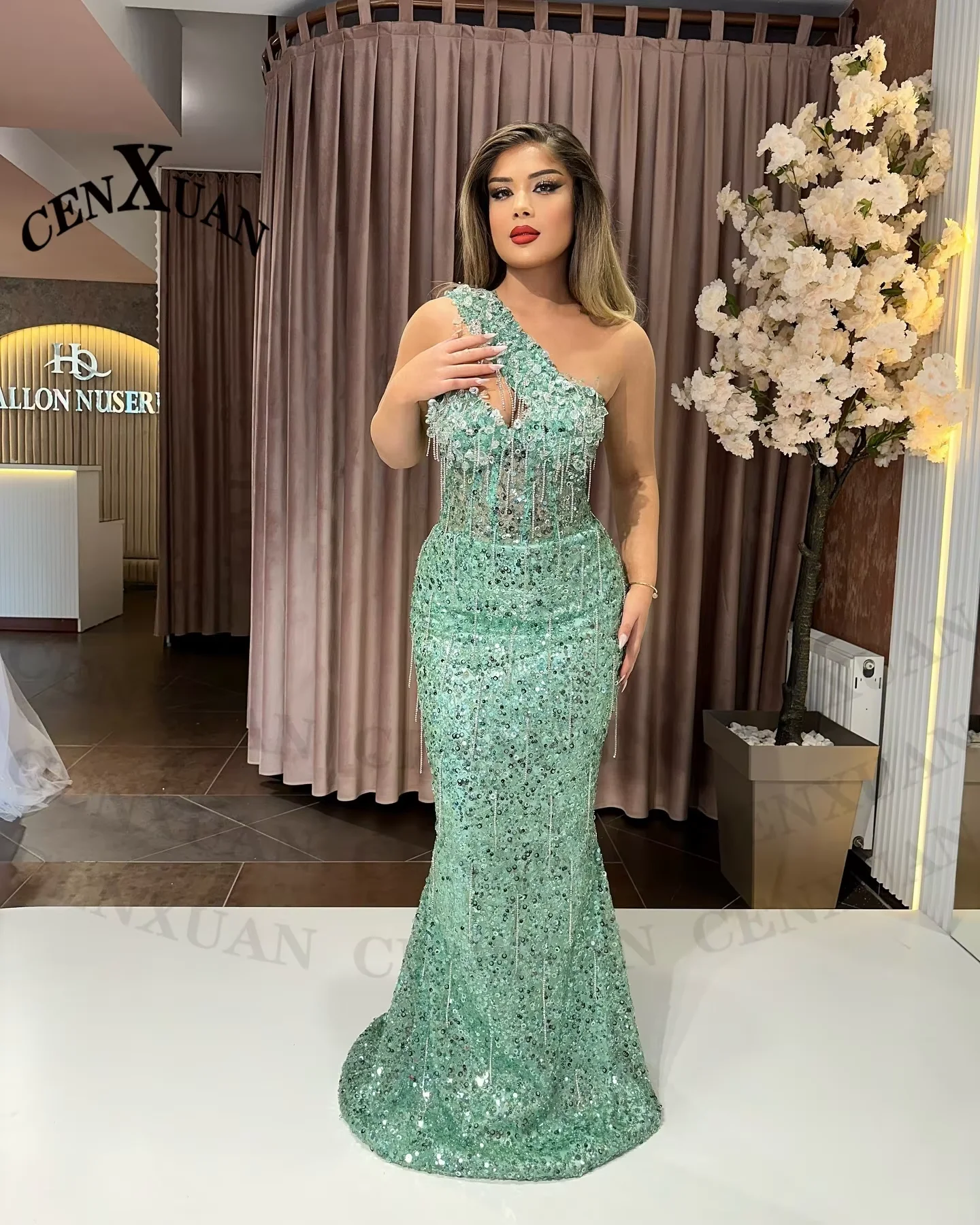 The Perfect Engagement Dress for the Modern Woman: Why This One-Shoulder  Sequin Design Works Beyond Expectations