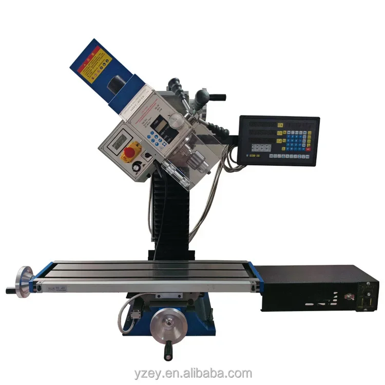 

BF28 model automatic tool feeder with dro high precision manual drilling and milling machine mini