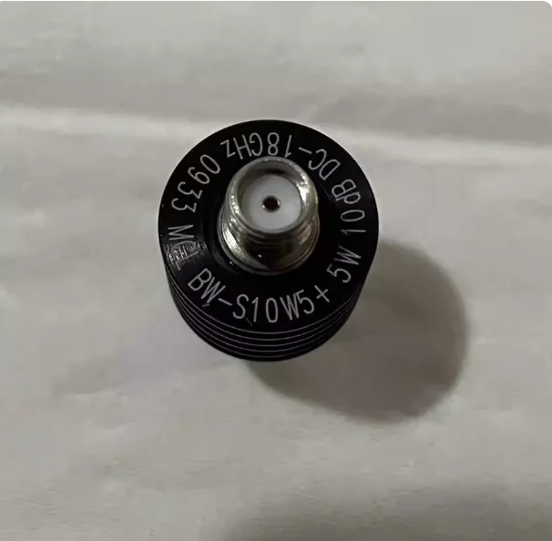 

BW-S10W5+ Frequency range 0Hz~18GHz, power 5W, impedance 50Ω, attenuation value 10dB