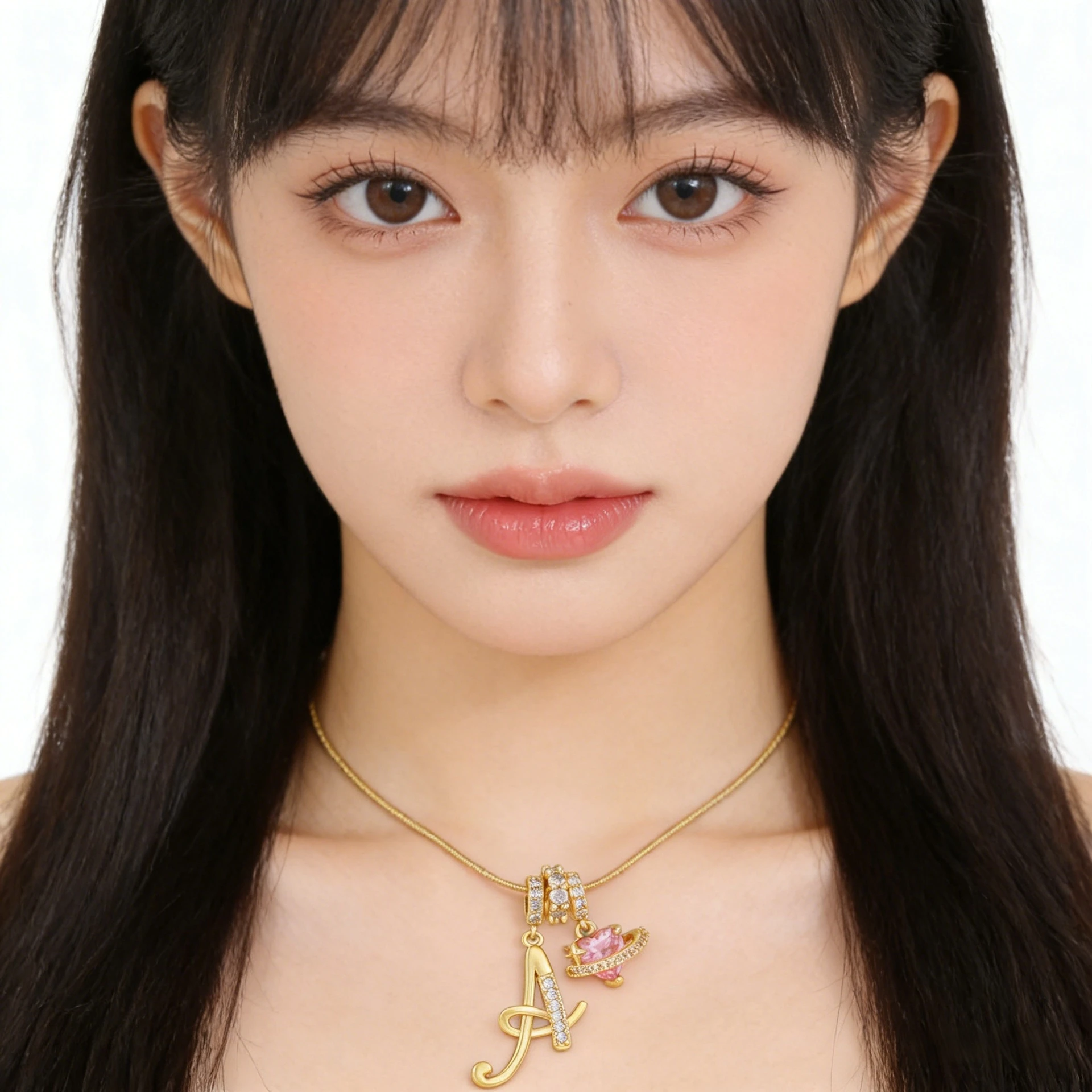 Fashion 26 English Letter Necklace for Women Sweet Girl Light Luxury High-End Stainless Steel Accessory Birthday Gift