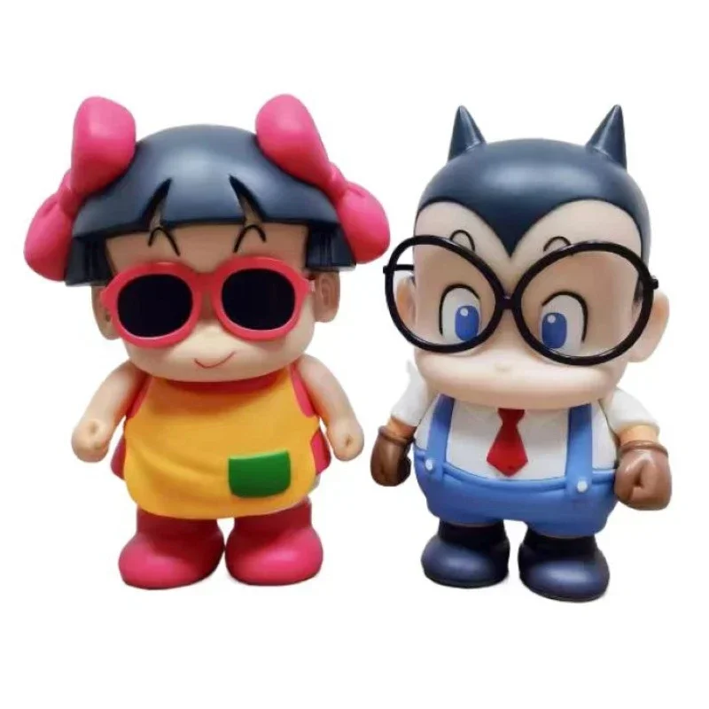 20cm Arale Dr.Slump Anime Figure Kawaii Choice Statuette VINYL Figurine Model Home Decor Room desktop Decoration Christmas Gifts