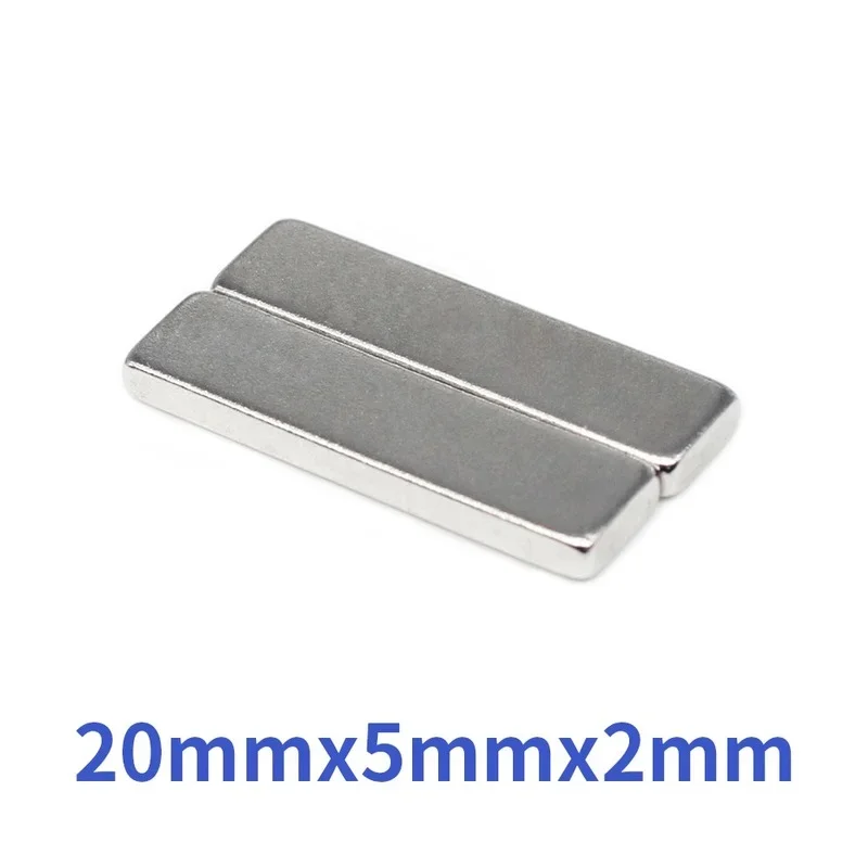 20x5x2mm Super Strong Square Magnet 20x5x2mm For Home Refrigerators, Offices DIY 20x5x2mm