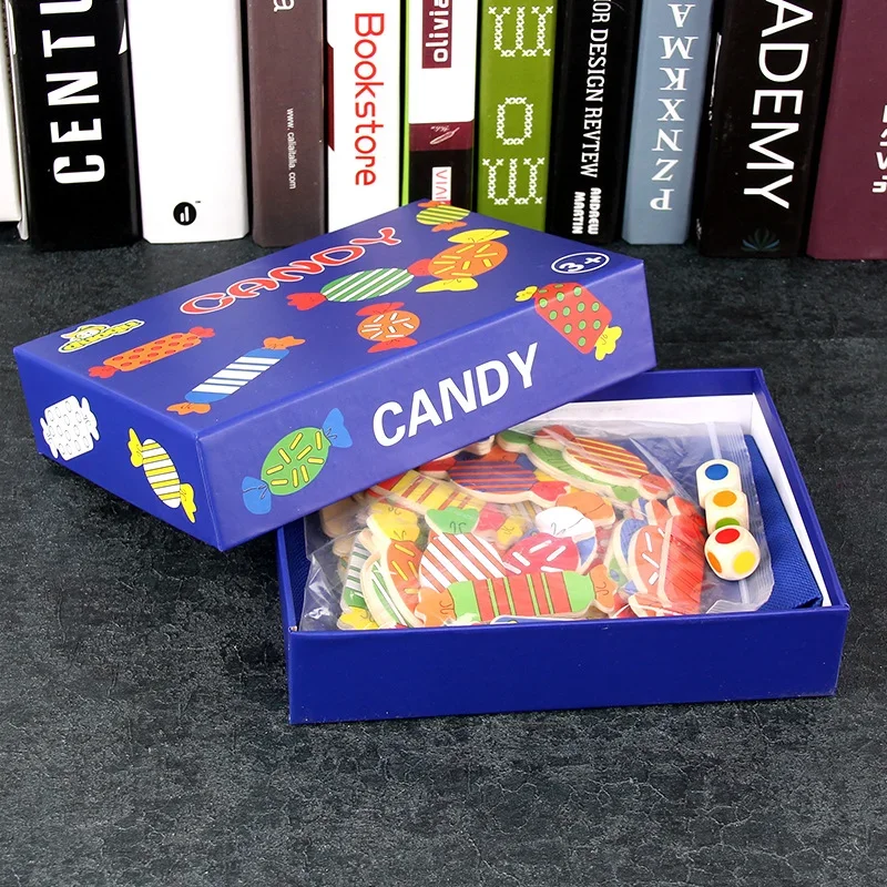 Gioco di caramelle per bambini in legno Forma di memoria Giocattoli coordinati Cognizione del colore Interazione genitore-figlio Regalo educativo per ragazzo e ragazza
