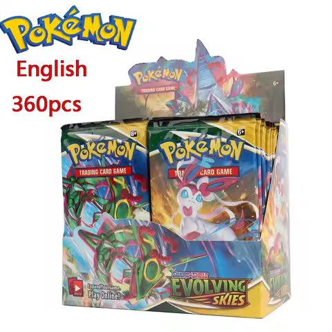 360pcs English Pok&eacute;mon TCG: Sword shield Evolving skies Booster Box Pokemon trade card 36 Pack Box