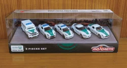 Majorette 1/64 Dubai Police super car Series Ford RWB 5PCS SET Diecast Model Car Kids Toys Gift