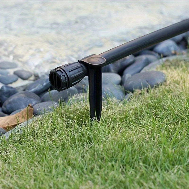 Install Fixed Water Pipe Bracket Multi-Function Support Frame Drip Irrigation Hose Holder/Outdoor Drip Irrigation Rod