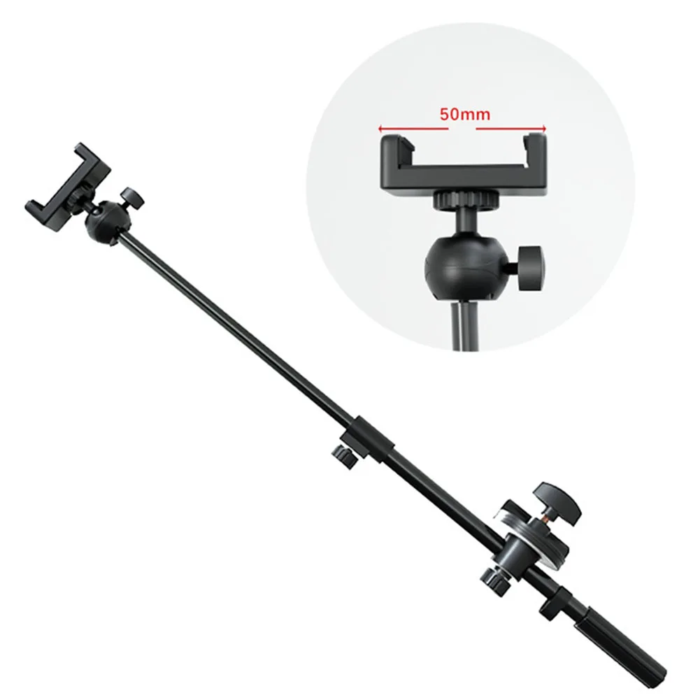 Bracket Microphone Stand Black Extension Holder Reliability Rotating Versatile Clip Equipment Mic Portable Wide Compatibility