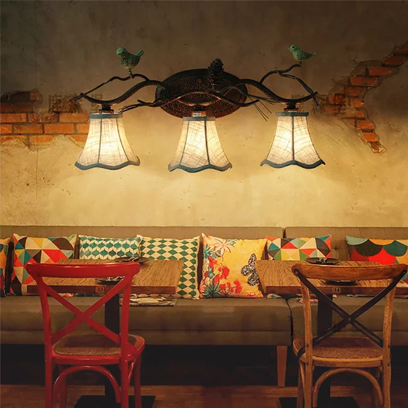 ALBERT Modern Retro Wall Sconce Lamp LED Creative Bird Decor Mirror Light For Home Living Bedroom Bedside Corridor