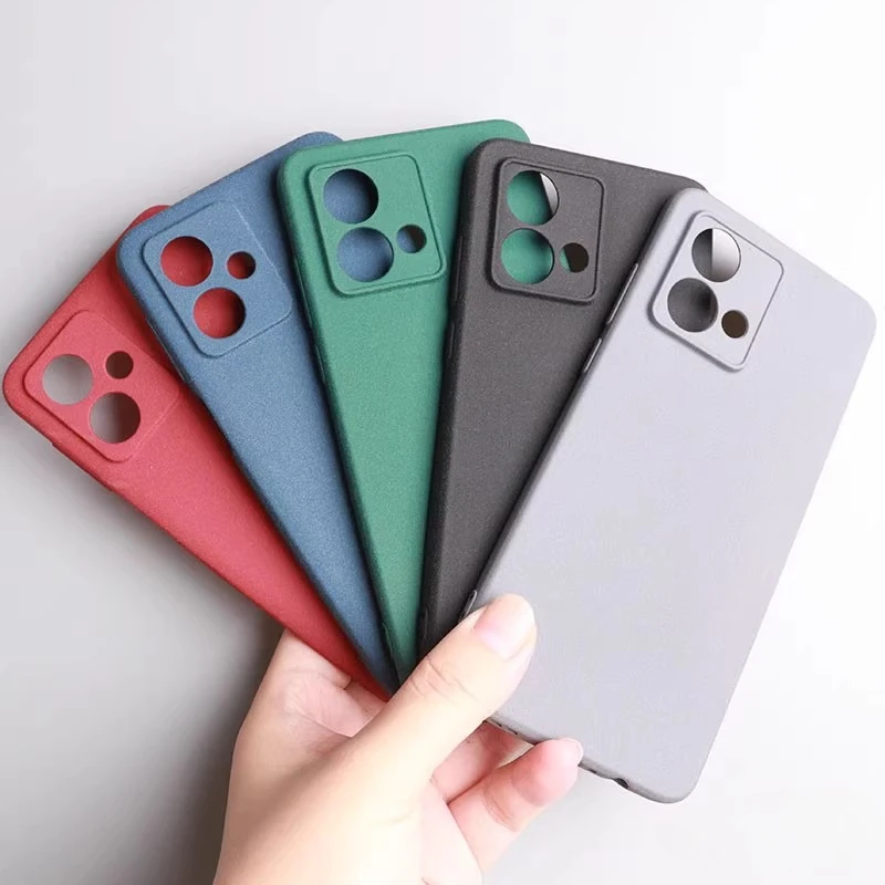 Matte weiche Silikon Ultra Thin Sandstone Hülle für MOTO G Stylus 5g 2025 G85 G75 G55 G35 G84 G64 G54 Edge 50 40 Neo Back Cover