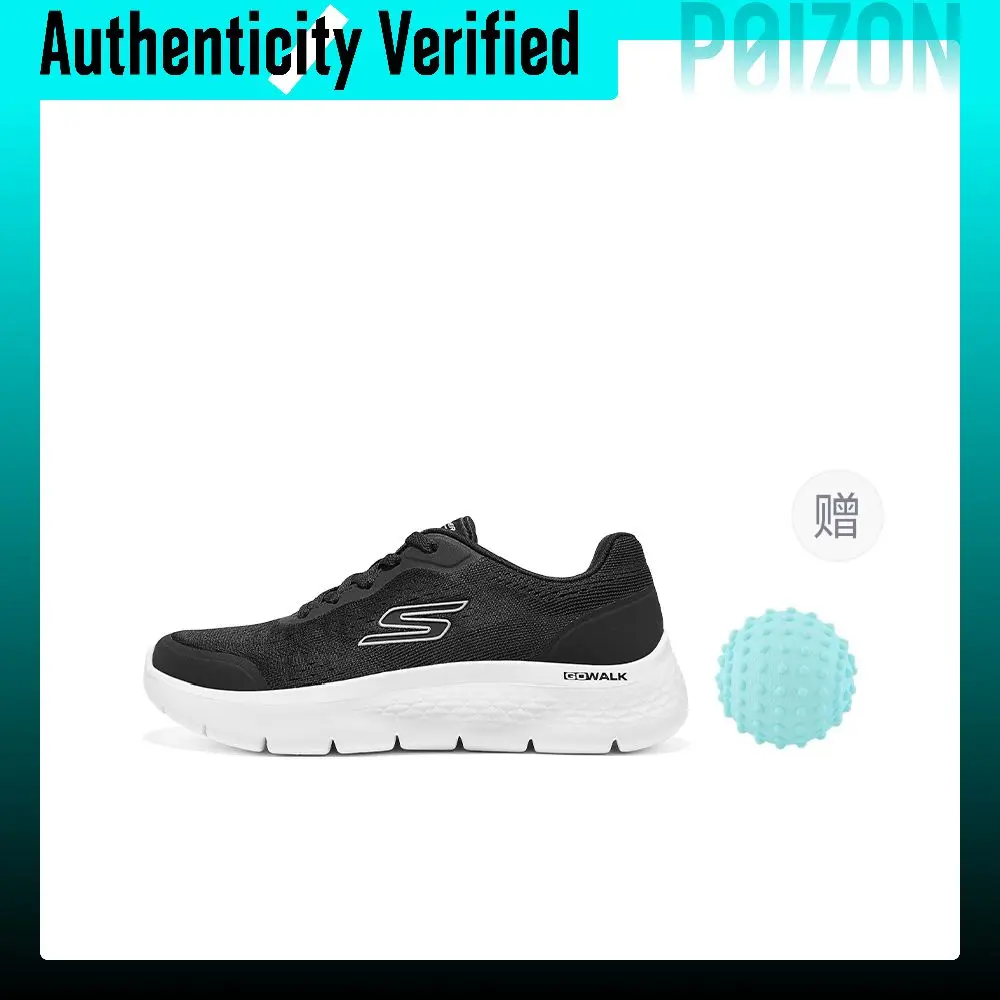 Skechers GO WALK Abrasion Resistant Low top Walking Shoes Women's Black 125526-BLK view 2