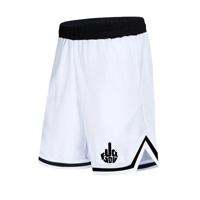 2023 Men`s High Quality Summer Basketball Shorts Funny Print Outdoor Jogging Shorts Workout Training Short Pants