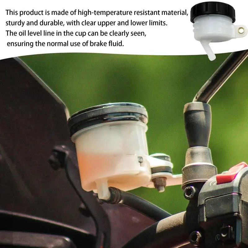 Motorcycle Brake Reservoir Fluid Bottle Oil Tank Reservoir For Motorcycle Brake Clutch Lightweight Fluid Bottle Oil Brake