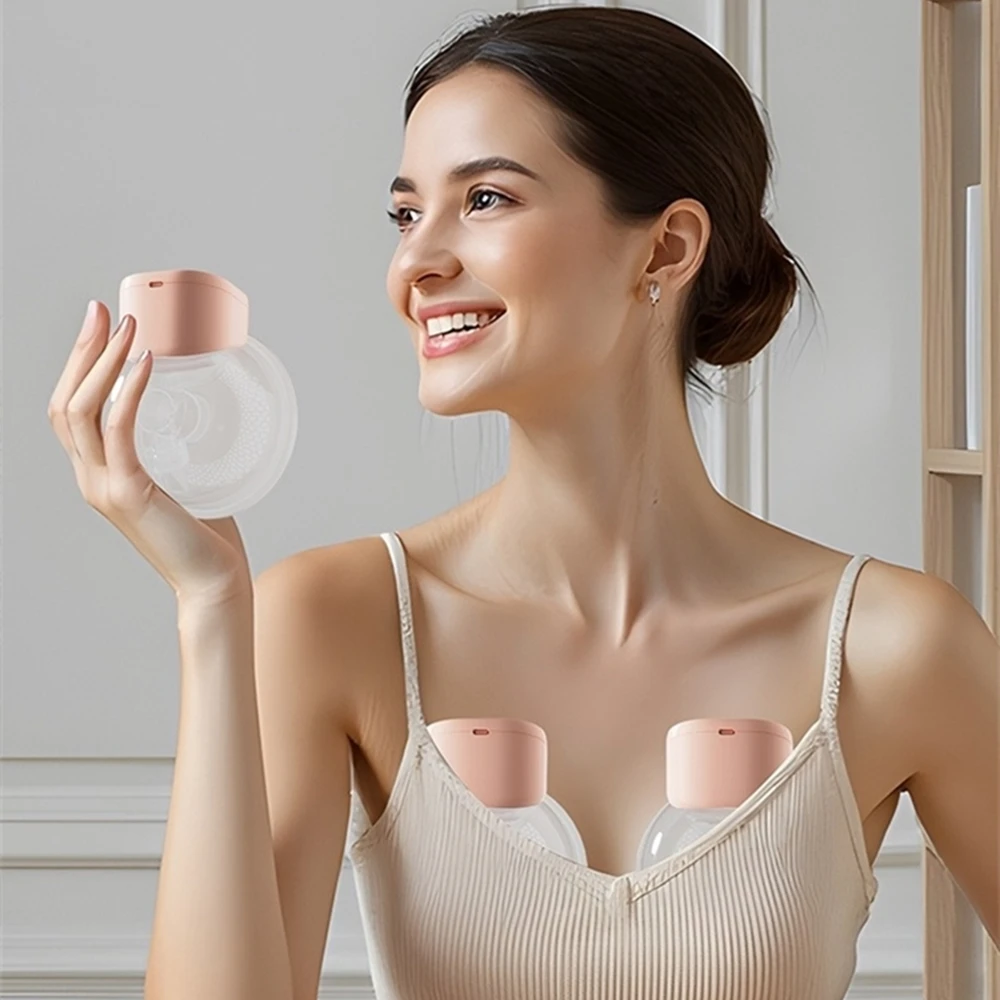 Breast Pump Hands Free, Wearable Breastfeeding Pump with 4 Mode and 36 Level, Strong Suction, Painless, Anti-Backflow, BPA Free