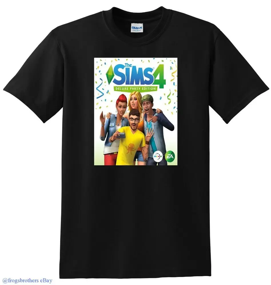 

THE SIMS 4 T SHIRT One Ps4 Game Cover SMALL MEDIUM LARGE Or Unisex T-shirts For Man Woman Short