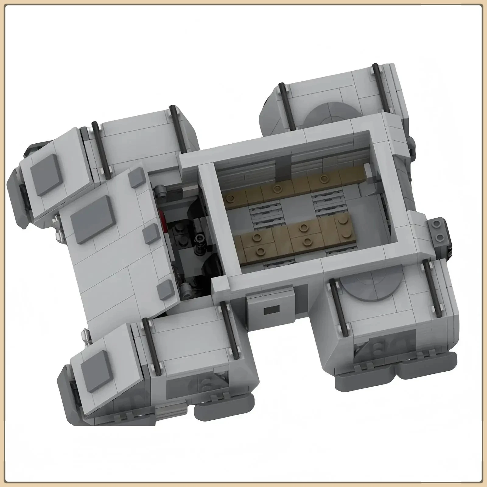 

Space War Series Building Blocks MOC Heavy Imperial APC Vehicle Tank Model DIY Children's Puzzle Assembly Toys Birthday Gift