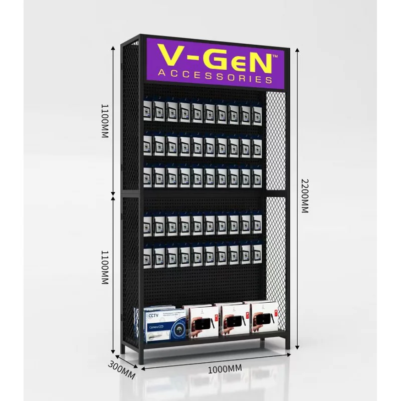 （customized）Good Selling at All the Products Phone Accessories  Mobile Shop Showcase Cabinet